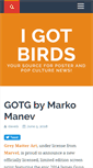 Mobile Screenshot of igotbirds.com