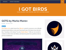 Tablet Screenshot of igotbirds.com
